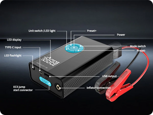 LC-PM 4 | Starthilfe, Powerbank, Kompressor, Licht