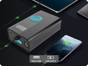 LC-PM 4 | Starthilfe, Powerbank, Kompressor, Licht