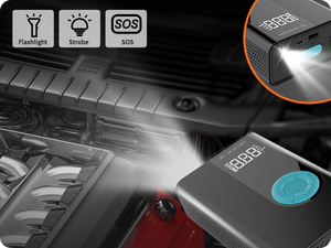 LC-PM 4 | Starthilfe, Powerbank, Kompressor, Licht